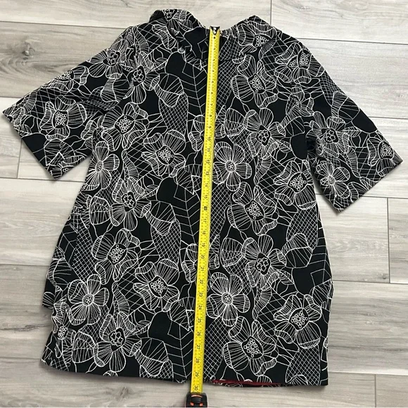 An Ren New York Women’s Linen Blazer Jacket Embroidered  Button Size Small - Picture 7 of 12